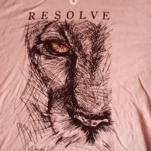 NWT "RESOLVE" Chrstian T shirt
